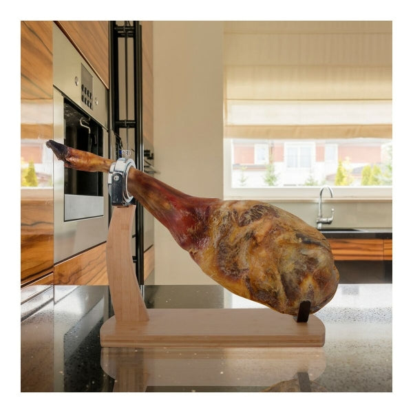 Jamonero de madera giratorio