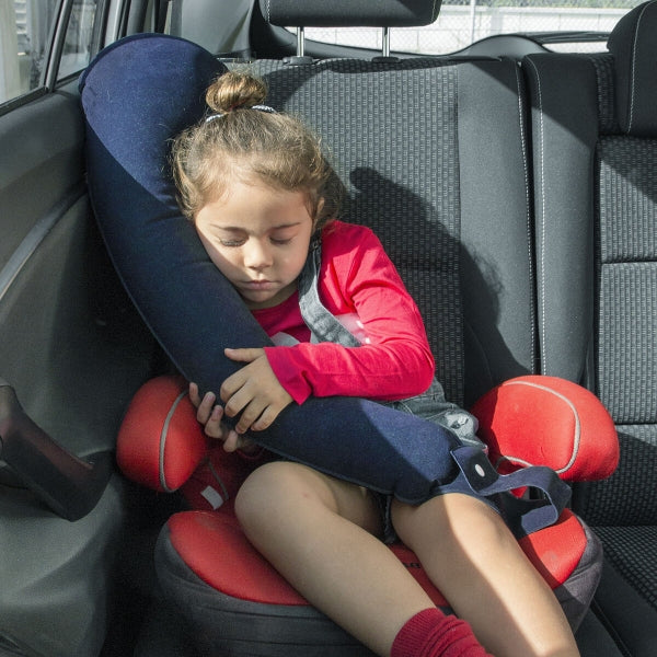 Almohada de Viaje Hinchable con Sujeción para Asientos